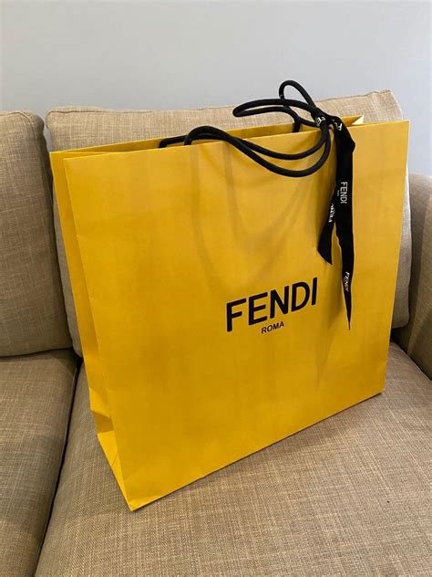 fendi paper bag price|Fendi bag discount.